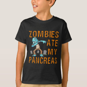 Camiseta Los zombies se comen mi páncreas - Diabetes divert