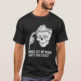 Camiseta Los Zombies Se Comieron Mi Cerebro Divertido Sarcá