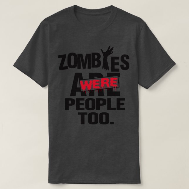 Camiseta Los zombies también (Diseño del anverso)