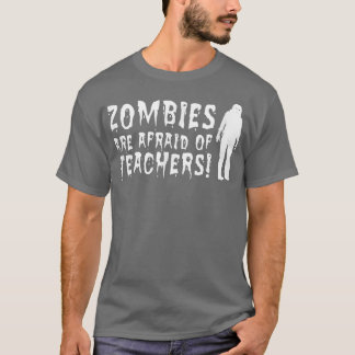 Camiseta Los Zombies Temen A Los Maestros Halloween T Para