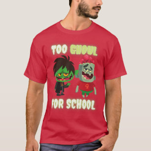 Camiseta Los zombis adolescentes son demasiado felices para