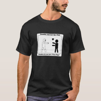Camiseta Los zombis no dan abrazos libres