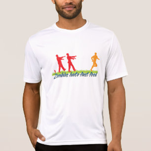 Camiseta Los zombis odian los alimentos de preparación