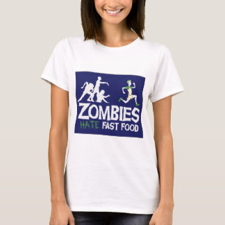 Camiseta Los zombis ODIAN los alimentos de preparación