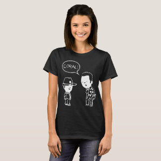 Camiseta Los zombis que caminaban muertos coralinos de Meme