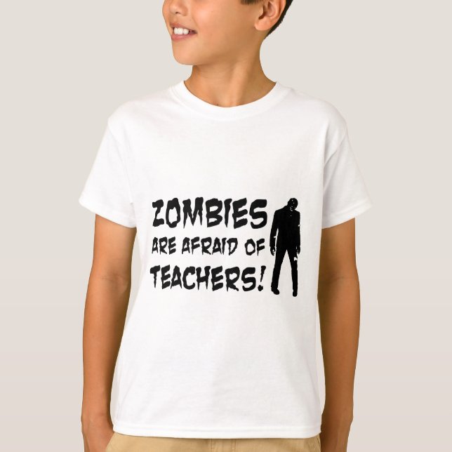Camiseta Los Zombis Temen A Los Maestros (Anverso)