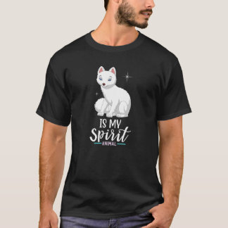 Camiseta Los zorros del Ártico son mi animal espiritual, lo