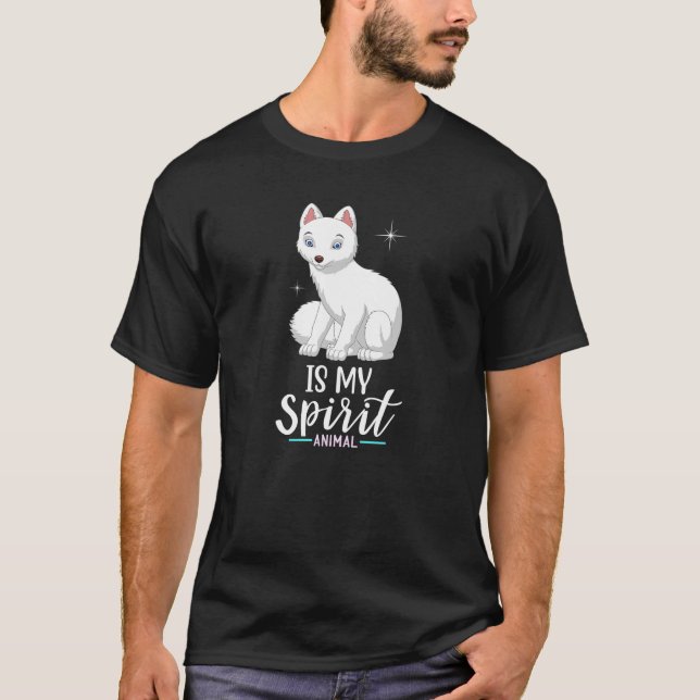 Camiseta Los zorros del Ártico son mi animal espiritual, lo (Anverso)