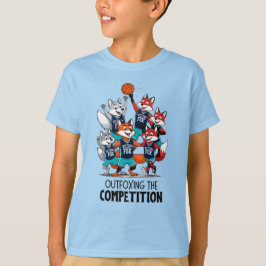 Camiseta Los zorros del baloncesto superan a los niños de l