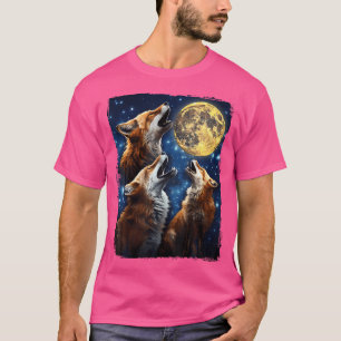 Camiseta Los zorros llorando en la luna Fox