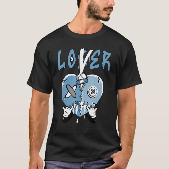Camiseta Loser  Heart Dripping Denim 1s Matching (Anverso)