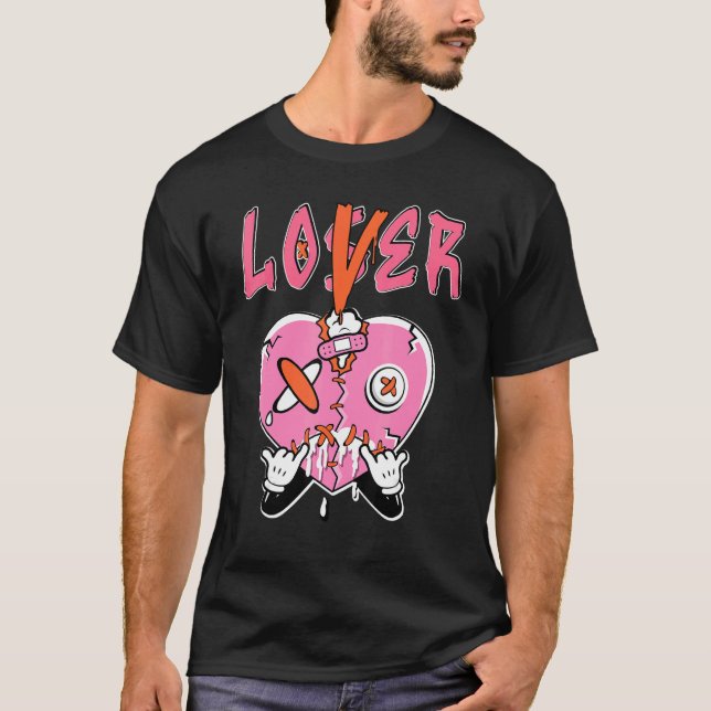 Camiseta Loser  Heart Dripping GS Pinksicle 5s Matching (Anverso)