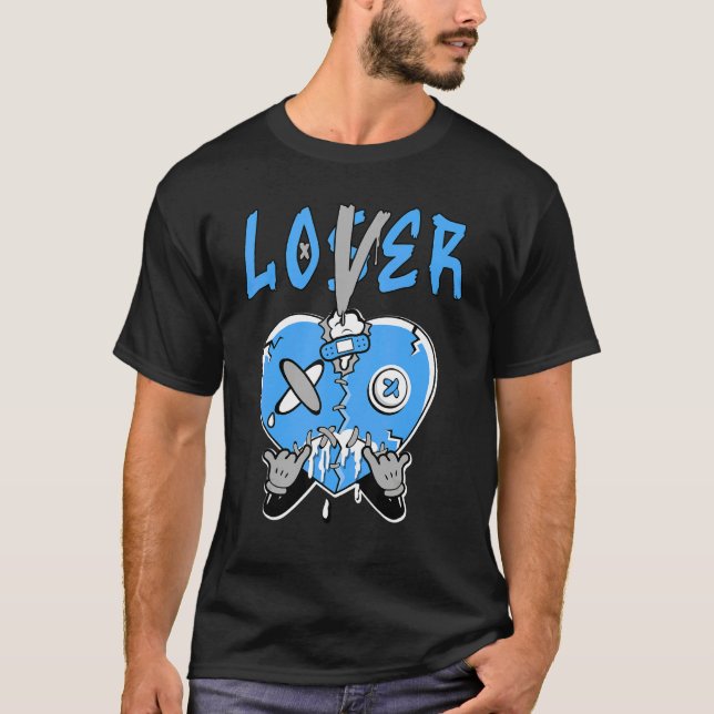 Camiseta Loser  Heart Dripping Mid Game Winner 1s Matching (Anverso)