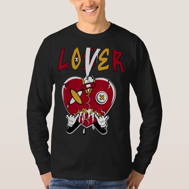 Camiseta Loser  Heart Dripping Mid Picnic 1s Matching (Anverso)