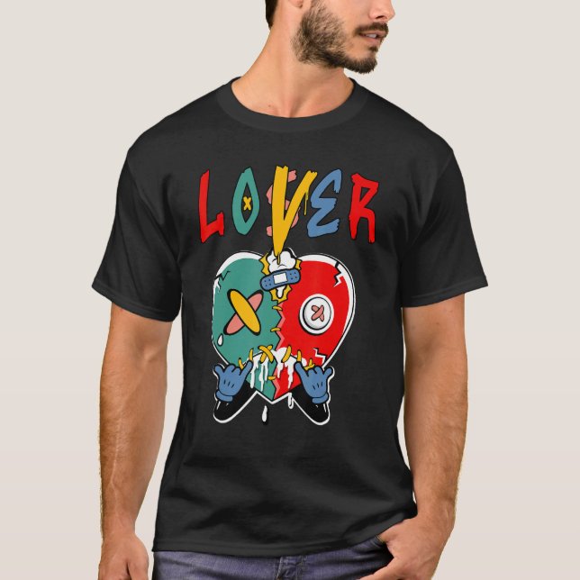 Camiseta Loser  Heart Dripping Multi 1s Matching (Anverso)
