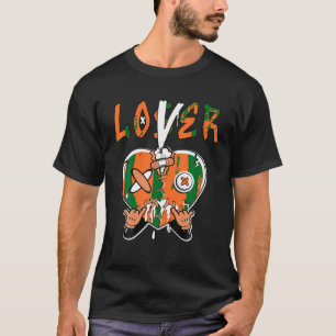 Camiseta Loser Lover Drip Naranja Corazón Coincidiendo Tee 
