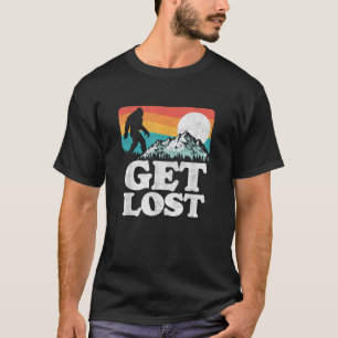 Camiseta Lost Bigfoot Mountains al aire libre Gráfico de lo