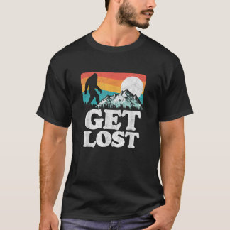 Camiseta Lost Bigfoot Mountains al aire libre Gráfico de lo