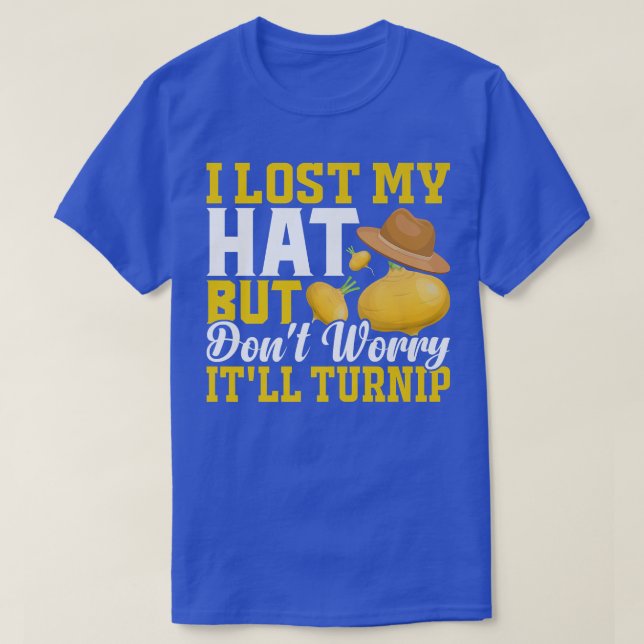 Camiseta Lost Hat But It'll Turnip Fun Farming Farmer Tract (Diseño del anverso)
