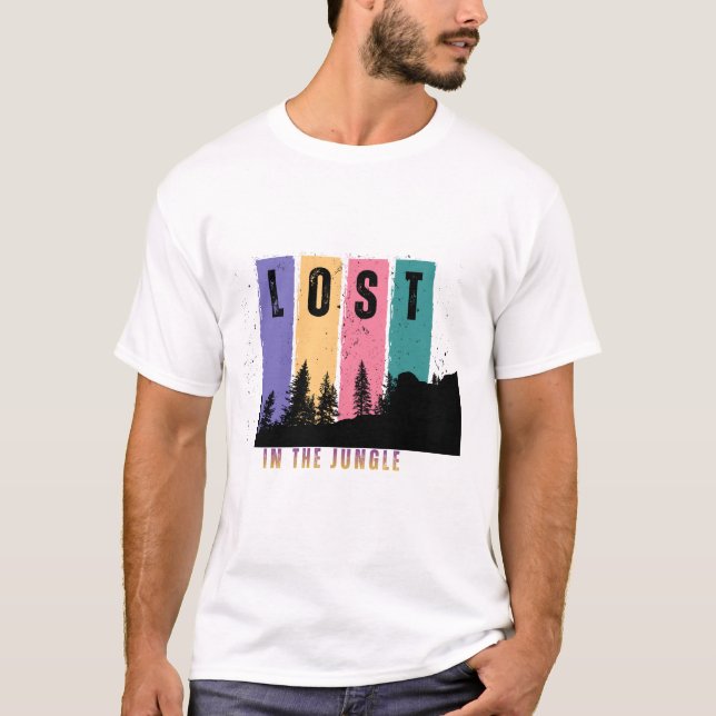 Camiseta lost in the jungle  (Anverso)