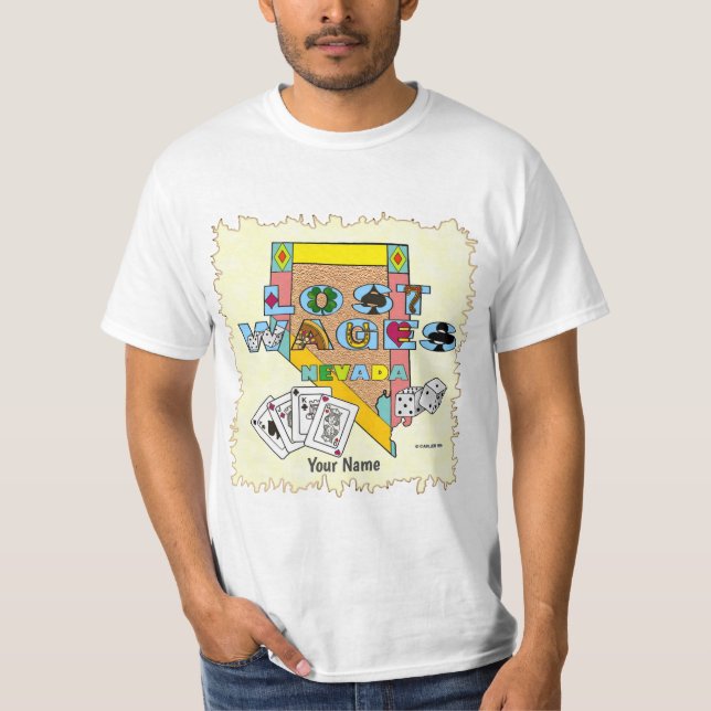 Camiseta Lost Wages Nevada (Anverso)