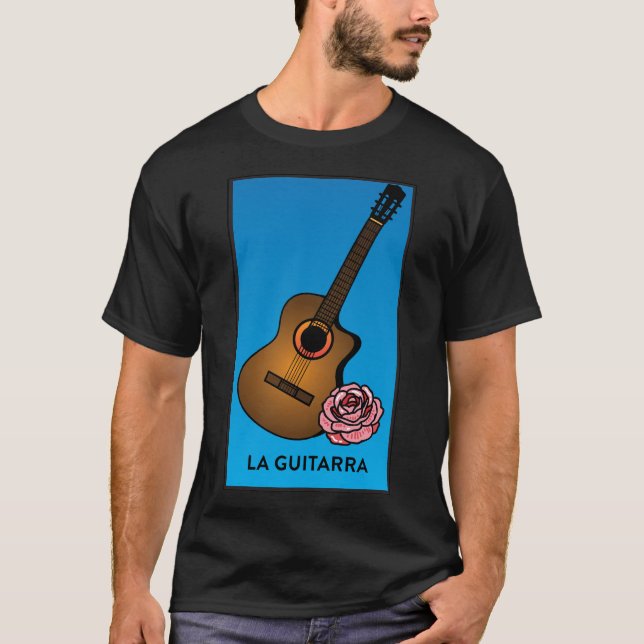 Camiseta Loteria card La Guitarra (La guitarra) (Anverso)