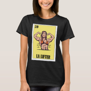 Camiseta Lotería de fitness española Bingo mexicano La Lift