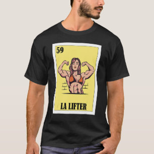 Camiseta Lotería de fitness española Bingo mexicano La Lift