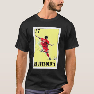 Camiseta Lotería de Fútbol Español Bingo Mexicano El Futbo
