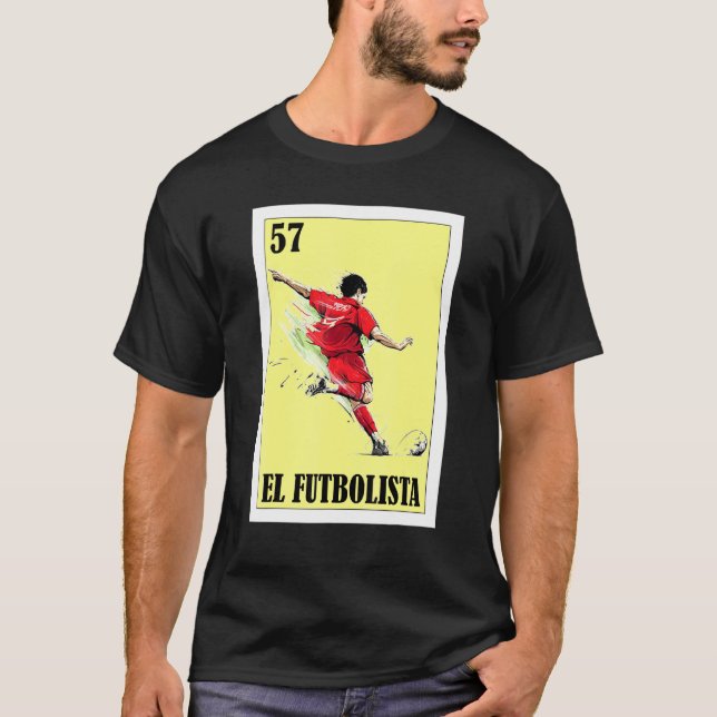 Camiseta Lotería de fútbol española Bingo mexicano El Futbo (Anverso)