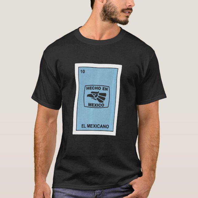 Camiseta Lotería de hecho en México azteca (Anverso)