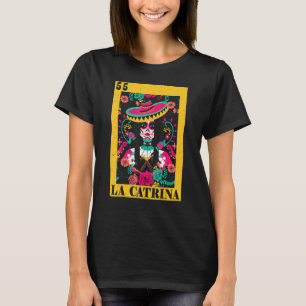 Camiseta Lotería de La Catrina Cinco De Mayo Mexicano