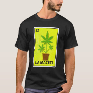 Camiseta Lotería de parodia mexicana Las Macetas