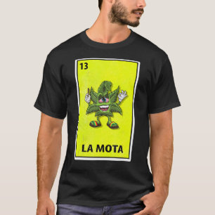 Camiseta Lotería de parodia mexicana Las Motas