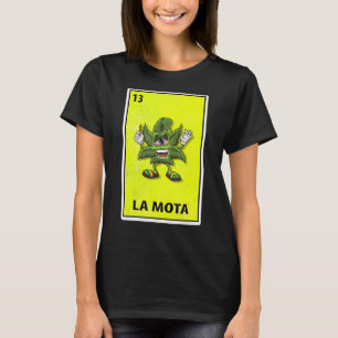 Camiseta Lotería de parodia mexicana Las Motas