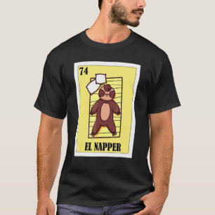 Camiseta Lotería Durmiente Lotería Mexicana El Napper 1
