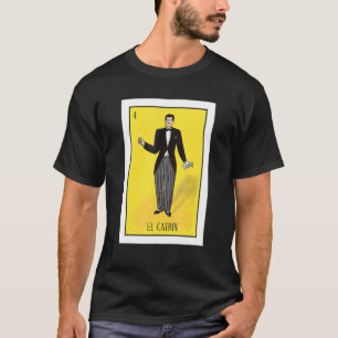 Camiseta Lotería El Catrin La Tarjeta del Caballero Lotería
