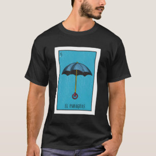Camiseta Lotería El Paraguas, Tarjeta de Paraguas, Lott Mex