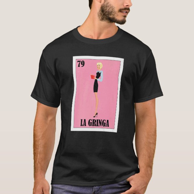Camiseta Lotería española de londie Bingo mexicano La Gring (Anverso)
