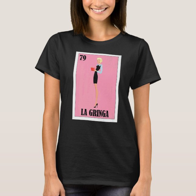 Camiseta Lotería española de londie Bingo mexicano La Gring (Anverso)