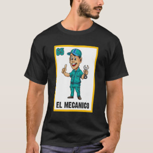 Camiseta Lotería mecánica española El Mecico Bingo Juego C