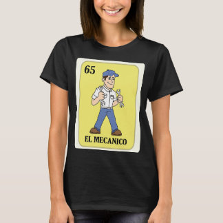 Camiseta Lotería mecánica española El Mecico Bingo Juego C