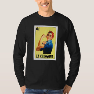 Camiseta Lotería mexicana de bingo La Chingona