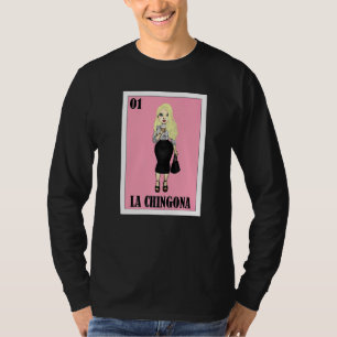 Camiseta Lotería mexicana de la Gringa La Chingon