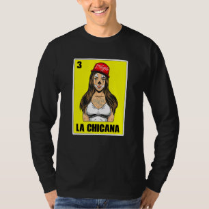 Camiseta Lotería Mexicana Para Mujeres Usa Chingona La Chic