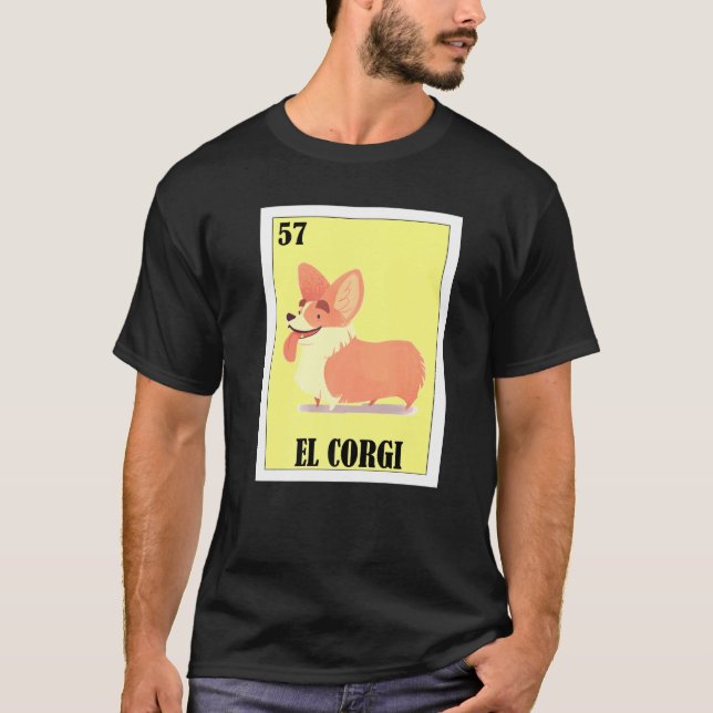 Camiseta Lotería para dueños de perros Lotería Mexicana El  (Anverso)