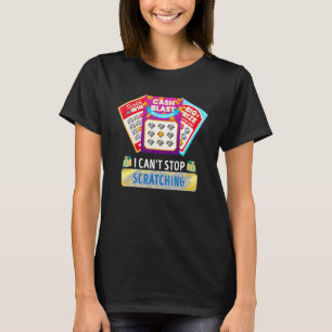 Camiseta Lotería que no puedo dejar de rascar billete de lo