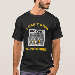 Camiseta Lotería Scratch No puedo dejar de arañar Scratch c