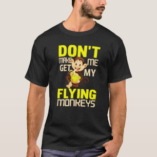 Camiseta Lotes De Mono Para Hombres Monos Voladores Enfadad