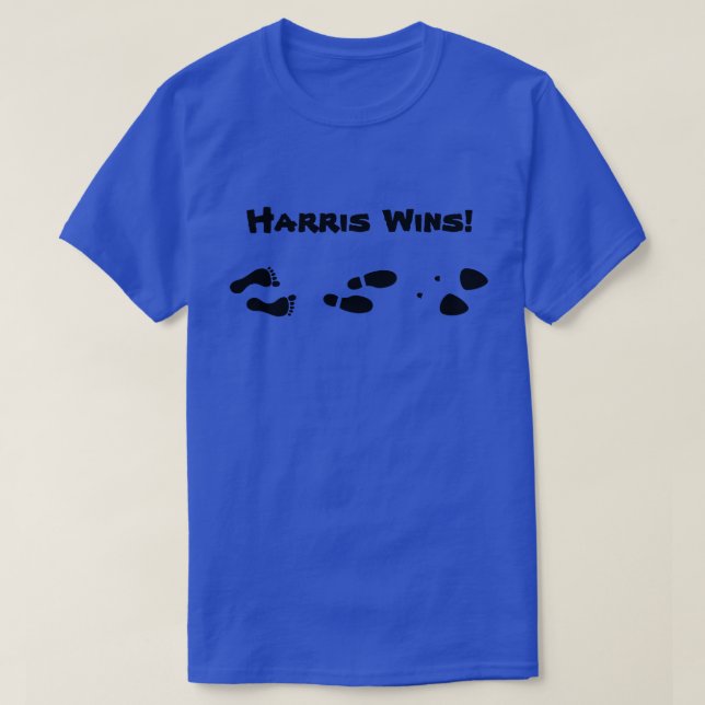 Camiseta Loto azul de voto de evolución para POTUS Harris g (Diseño del anverso)